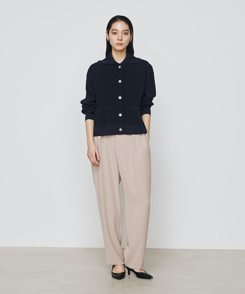 コムサ（COMME CA）/片畦編 ニットカーディガン COMME CA（コムサ） カーディガン 片畦編 ニットカーディガン