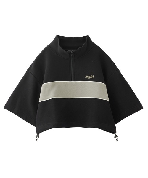 トレーナー スウェット STRIPED CROPPED ANORAK TOP レディース