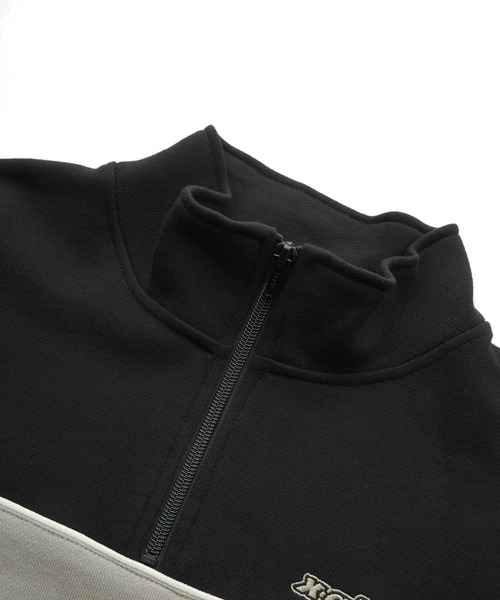 トレーナー スウェット STRIPED CROPPED ANORAK TOP レディース X-girl トレーナー スウェット STRIPED CROPPED ANORAK TOP