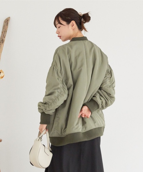 「DOUX ARCHIVES」 ブルゾン FREE カーキ レディース_画像3
