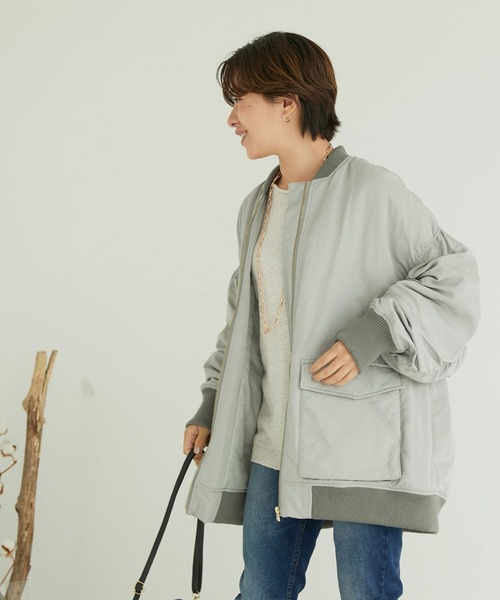 「DOUX ARCHIVES」 ブルゾン FREE カーキ レディース_画像5