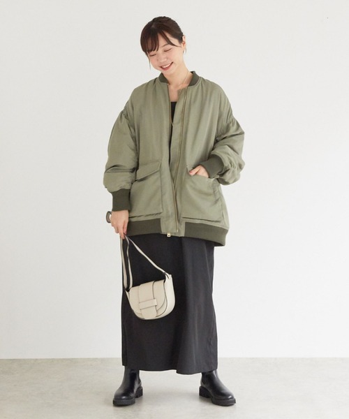 「DOUX ARCHIVES」 ブルゾン FREE カーキ レディース_画像6