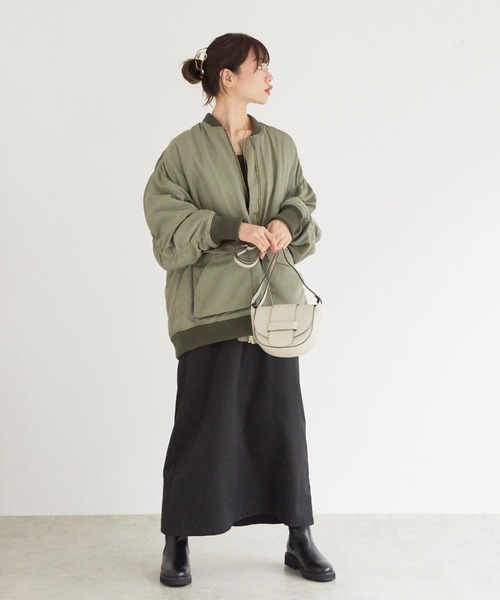 「DOUX ARCHIVES」 ブルゾン FREE カーキ レディース_画像7