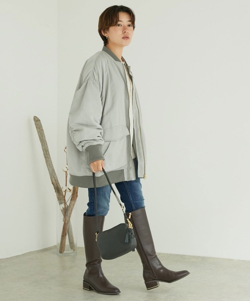 「DOUX ARCHIVES」 ブルゾン FREE カーキ レディース_画像9