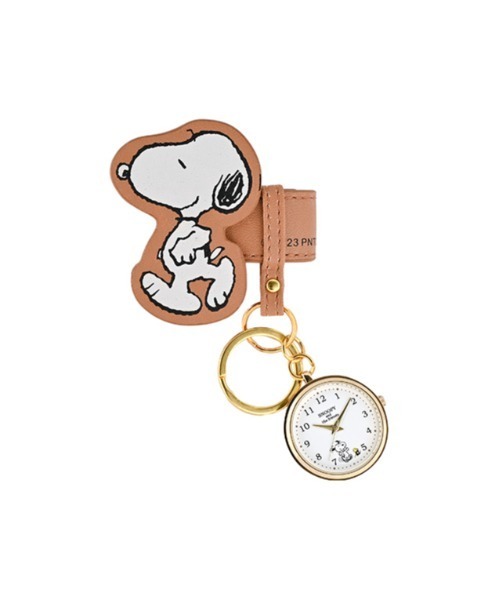 SNOOPY キーホルダー スヌーピー 巻きつきKCウォッチ CA FW