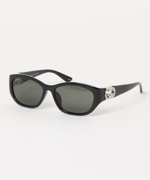 サングラス GUCCI Black Grey GG Oval Sunglasses GG1826SK 001 GG1826SK Sunglasses - Gucci Authorized Retailer | coolframes
