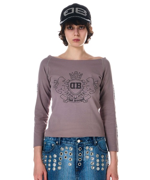 tシャツ BD EMBLEM FIT L/S TEE レディース