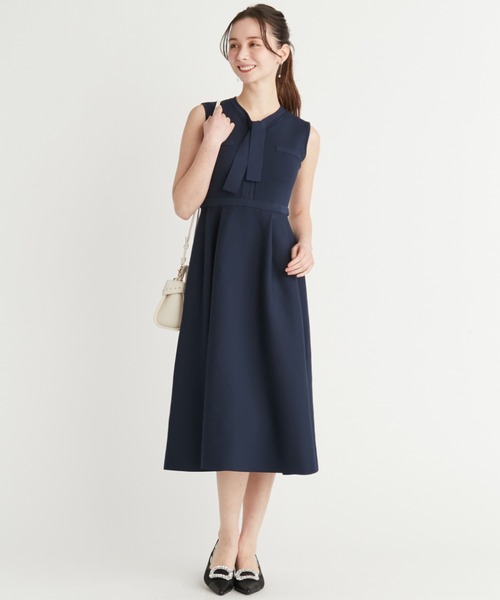 CELFORD ネイビー ノースリーブ ワンピース CELFORD 「CELFORD」 ノースリーブワンピース - ネイビー