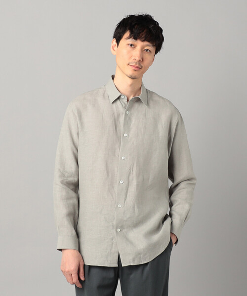 COMME CA MEN（コムサメン） シャツ 「LIBECO社」ベルギーリネン