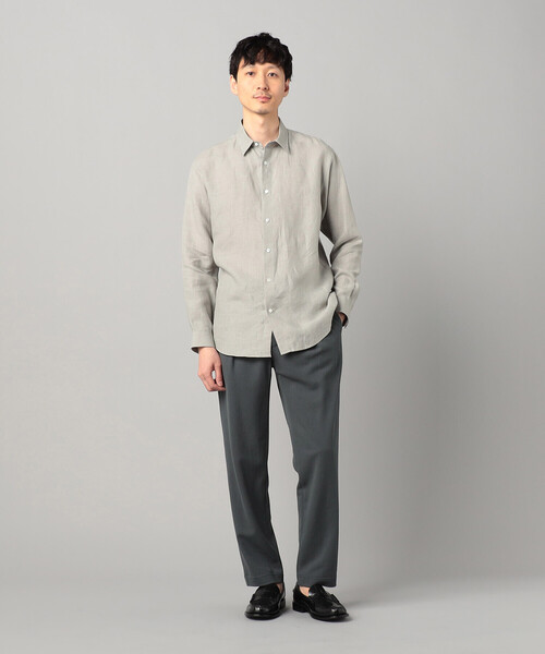 COMME CA MEN（コムサメン） シャツ 「LIBECO社」ベルギーリネン