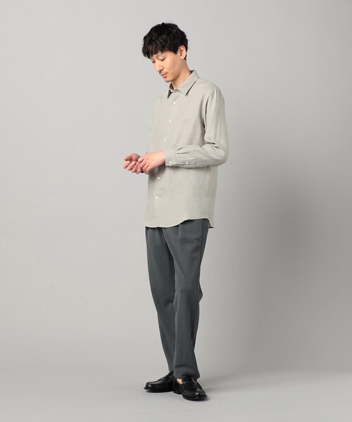 COMME CA MEN（コムサメン） シャツ 「LIBECO社」ベルギーリネン