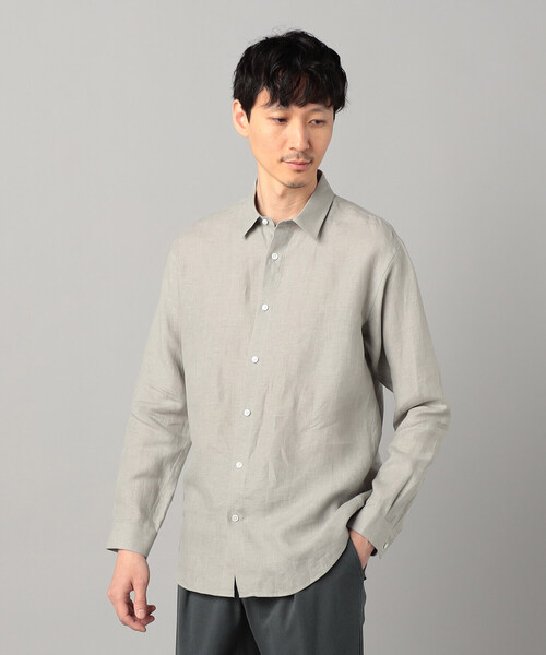 COMME CA MEN（コムサメン） シャツ 「LIBECO社」ベルギーリネン