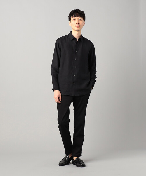 COMME CA MEN（コムサメン） シャツ 「LIBECO社」ベルギーリネン