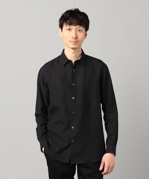 COMME CA MEN（コムサメン） シャツ 「LIBECO社」ベルギーリネン