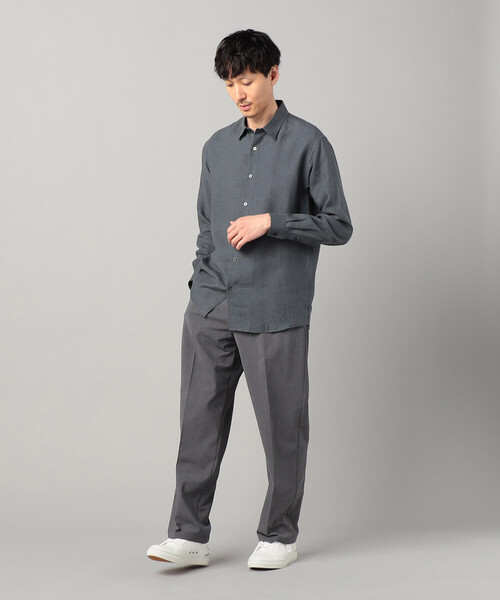 COMME CA MEN（コムサメン） シャツ 「LIBECO社」ベルギーリネン