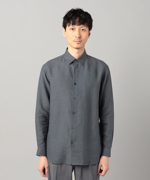 COMME CA MEN（コムサメン） シャツ 「LIBECO社」ベルギーリネン