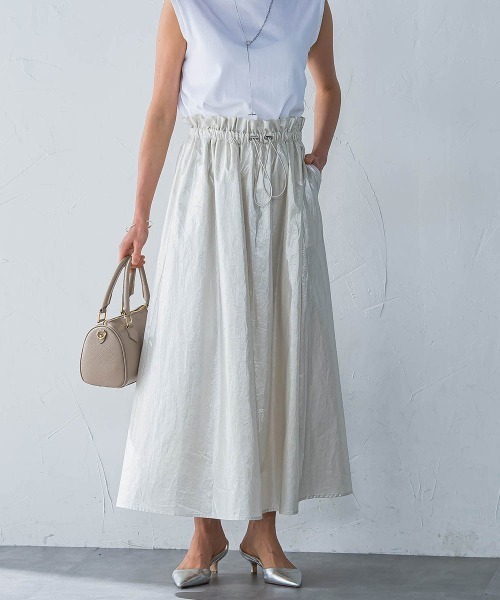 LAUTREAMONT（ロートレアモン） スカート フォイルギャザースカート