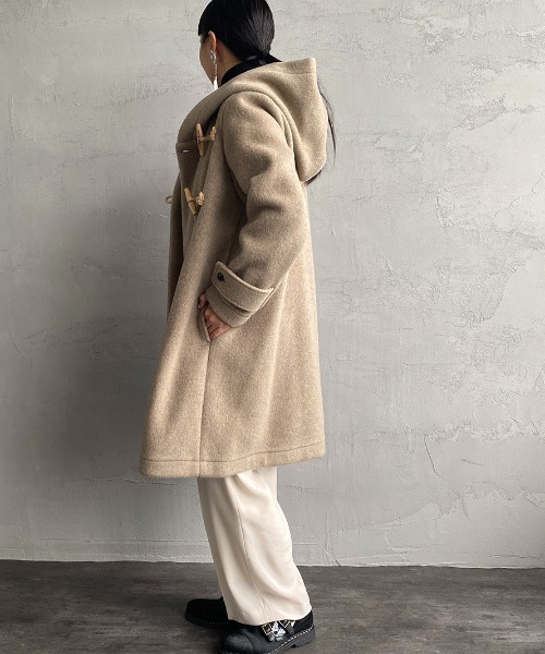 mizuiroind（ミズイロインド） ダッフルコート F ベージュ レディース