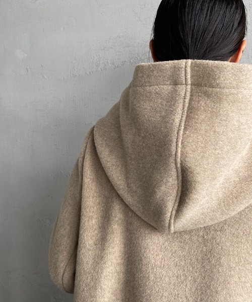 mizuiroind（ミズイロインド） ダッフルコート F ベージュ レディース