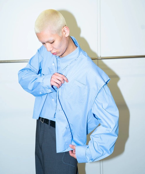 GOAT ESSENCE シャツ LAYERED SHIRT メンズ : ZOZOTOWN Yahoo!店