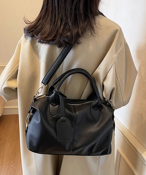 【美品】フェラガモ　ボストンバッグ　2WAY ショルダー　折りたたみ　レザー florist ボストンバッグ 2WAY レザーライククラシカルボストン