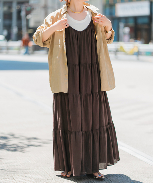 Spick&Span HYU ボイルティアードワンピース Spick&Span HYU ボイルティアードワンピース