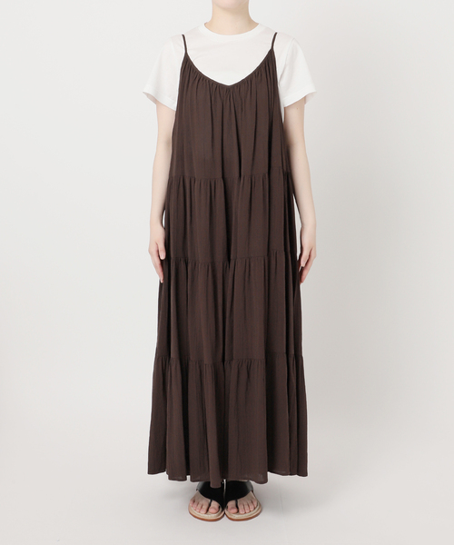 Spick&Span HYU ボイルティアードワンピース 中古・古着通販】Spick and Span HYU100 (スピック＆スパン