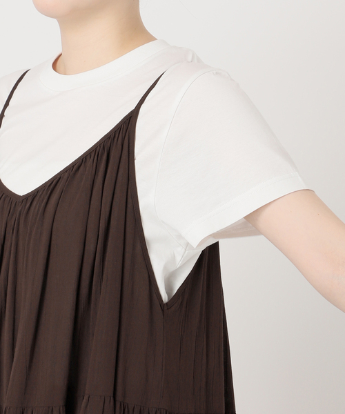 Spick＆Span ワンピース HYU 楊柳ティアードワンピース