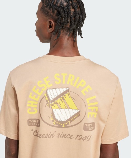 【関税・送料込み】adidas ハンバーガー グラフィックTシャツ adidas アディダス Tシャツ スポーツウェア メンズ 紳士
