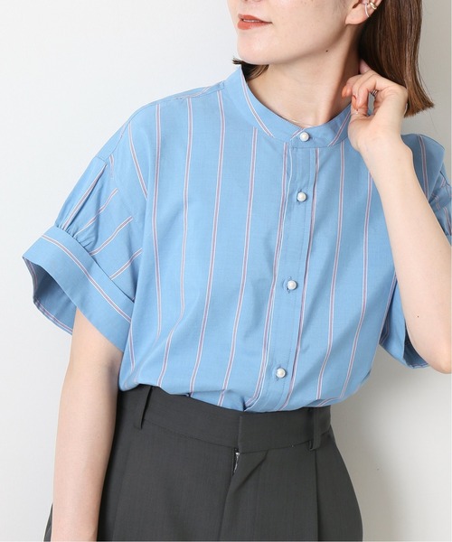 「Spick & Span」 半袖ブラウス FREE ブルー レディース