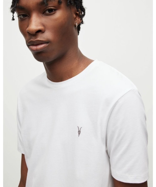 「ALLSAINTS」 半袖Tシャツ X-SMALL ホワイト メンズ