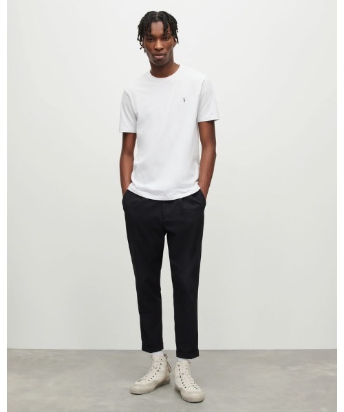 「ALLSAINTS」 半袖Tシャツ X-SMALL ホワイト メンズ