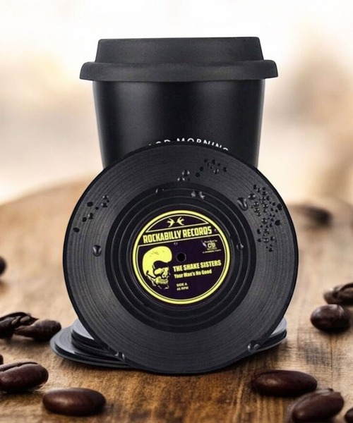 黒のコースター ナチュラル雑貨 モザイク ガラス コースター 3色 | 雑貨屋カンフィ