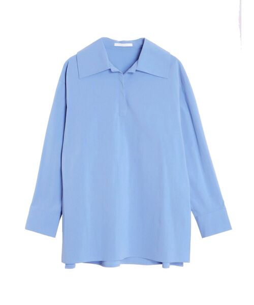 ELENDEEK（エレンディーク） ブラウス シャツ ビッグカラースキッパー