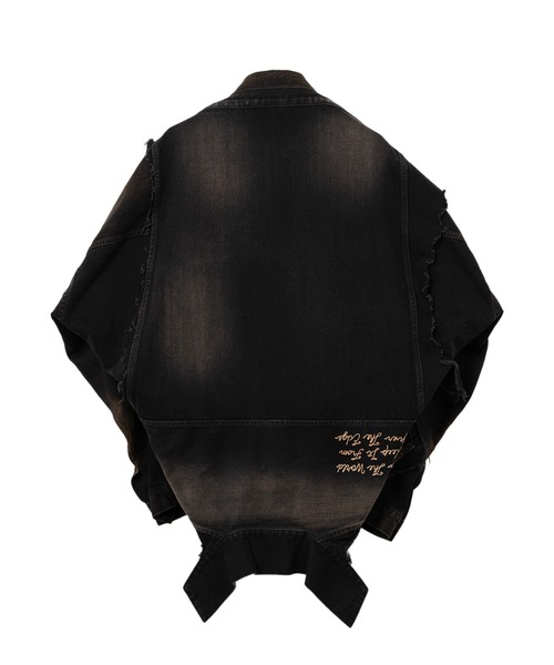 ブルゾン アウター Reverse-Back Denim Jacket メンズの画像