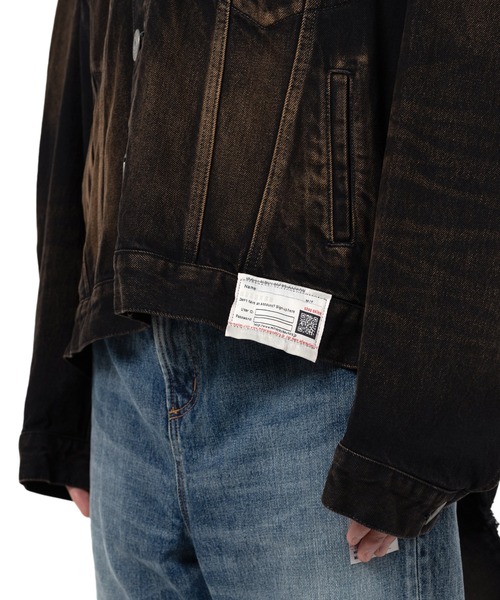ブルゾン アウター Reverse-Back Denim Jacket メンズの画像
