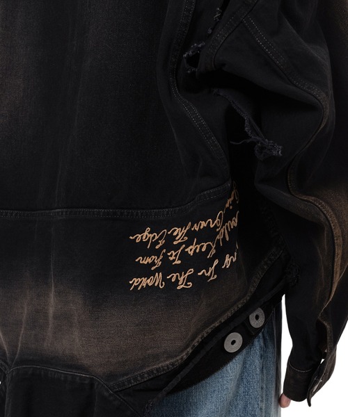 ブルゾン アウター Reverse-Back Denim Jacket メンズの画像