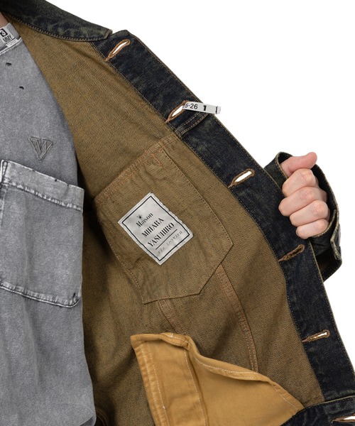 ブルゾン アウター Reverse-Back Denim Jacket メンズの画像