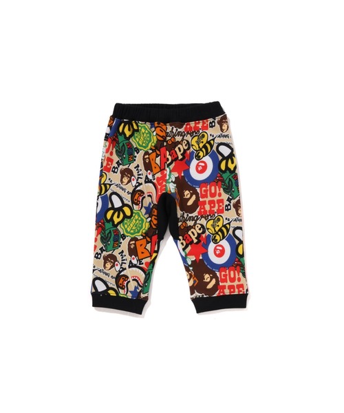 ベビー BAPE MILO ASSORTED BABY PANTS