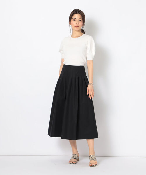 「NOLLEY'S Sophi」 半袖ニット 38 オフホワイト レディース_画像9