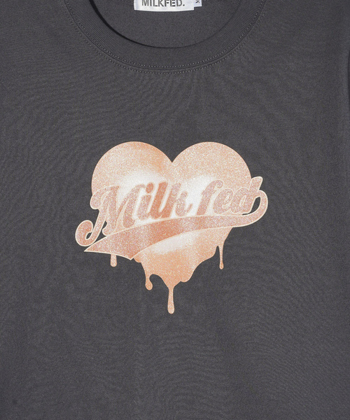 「MILKFED.」 半袖カットソー S チャコール レディース