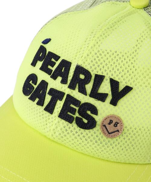 PEARLY GATES ベージュキャップ シンプルツバ長キャップ (UNISEX) | PEARLY GATES（パーリー