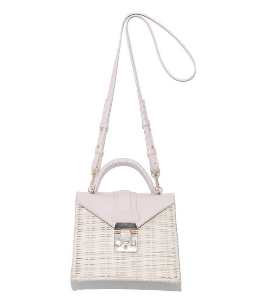 CELFORD セルフォード X 森英恵 HANAE MORI ピンクかごバッグ CELFORD