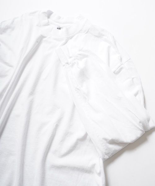 「LOS ANGELES APPAREL」 長(zhǎng)袖Tシャツ MEDIUM ライトグレー メンズ