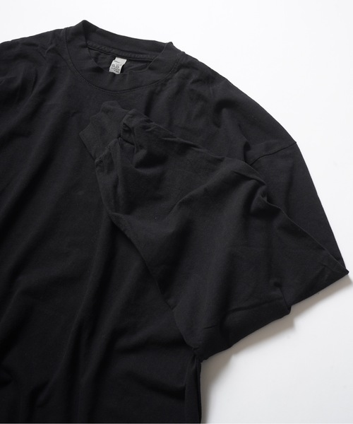 「LOS ANGELES APPAREL」 長(zhǎng)袖Tシャツ MEDIUM ライトグレー メンズ
