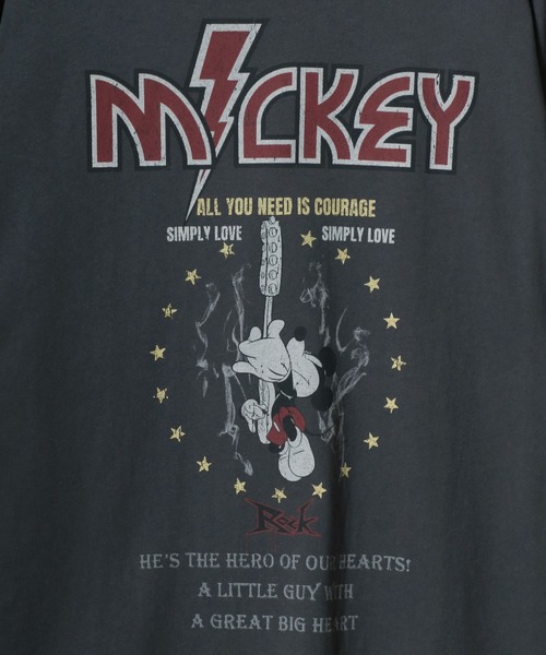 Disney tシャツ Disney/ディズニー ミッキーマウス オーバー