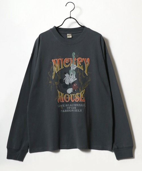 Disney tシャツ Disney/ディズニー ミッキーマウス オーバー