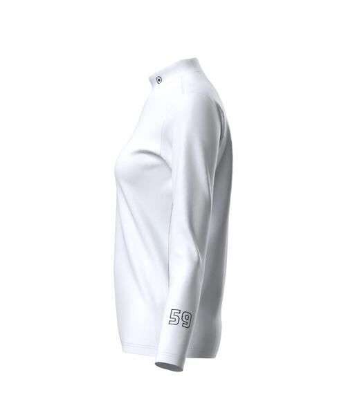 Ping レイヤードツイン　 ゴルフ レディース　白 PING（ピン） uvカット ポロシャツ ポロ 「PING APPAREL」鬼カノコ