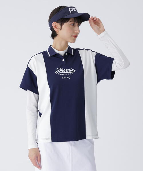 PING（ピン） uvカット ポロシャツ ポロ 「PING APPAREL」鬼カノコ
