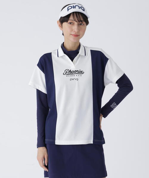 PING（ピン） uvカット ポロシャツ ポロ 「PING APPAREL」鬼カノコ
